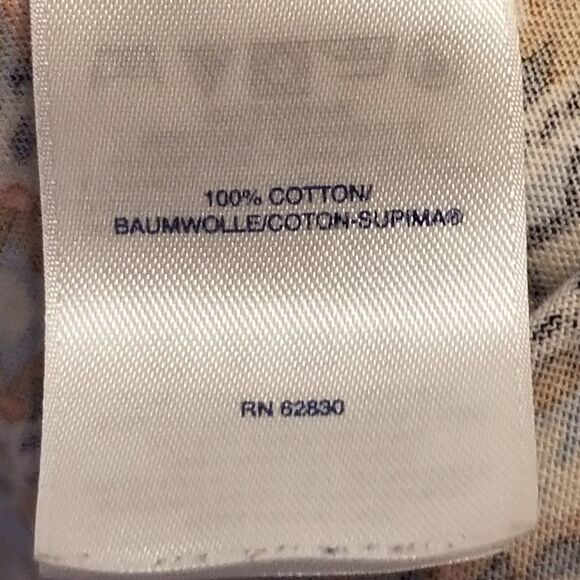 Lands End 2X T Shirt Relaxed Fit V Neck 100% Supima Cotton Southwest Aztec - Picture 6 of 9